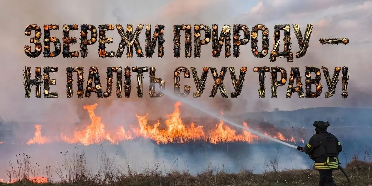 Про ризик детонації боєприпасів і загрозу для житла при спалюванні сухостою попередили у ДСНС Донеччини