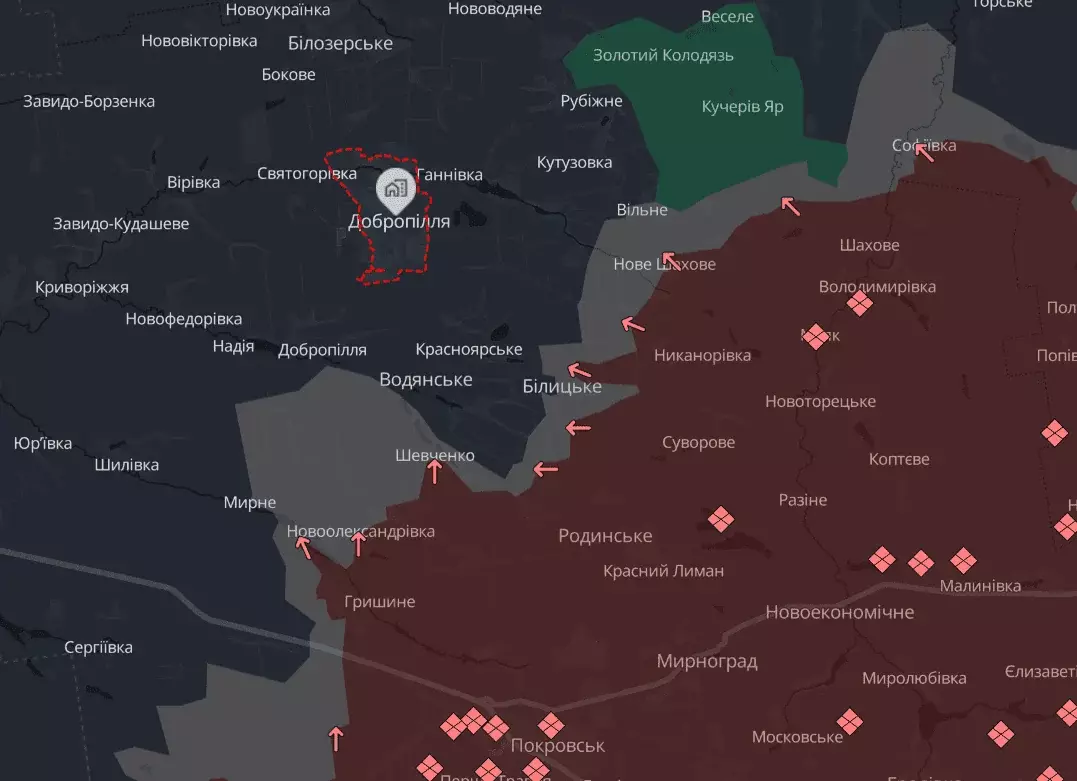 «Сірої зони» майже не залишилося у напрямках до Покровська та Добропілля