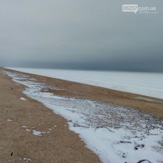 На Херсонщине замерзло Азовское море, фото-1