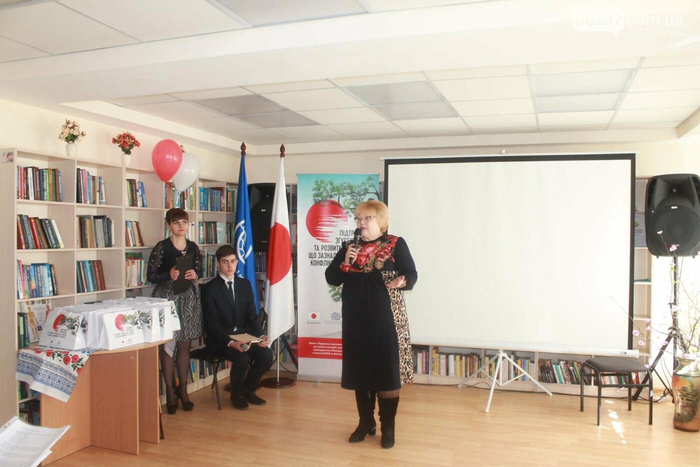Открытие библиотеки в Новогродовке в рамках проекта Международной организации по миграции, фото-7