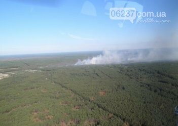 В Запорожской области пожар уничтожил около 94 га пшеницы, фото-1
