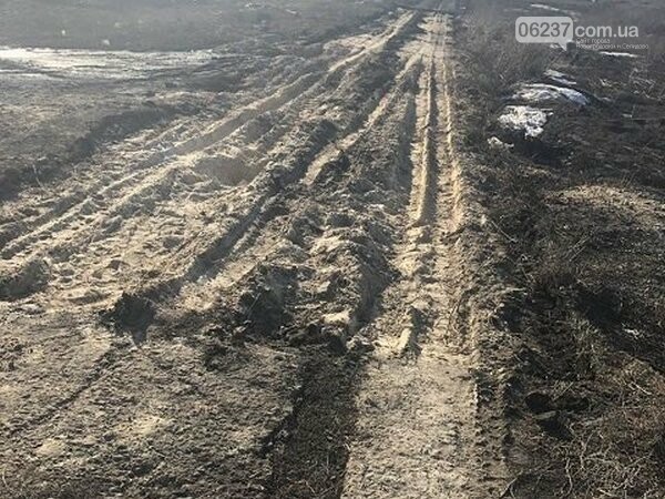 В Новогродовке разобрали и украли дорожное покрытие, фото-1