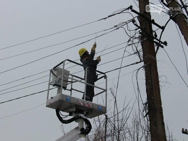 Электроснабжение Селидово и соседних населенных пунктов больше всего пострадало от непогоды, фото-1