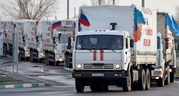 Россия отправила 73-й "гумконвой" на оккупированный Донбасс