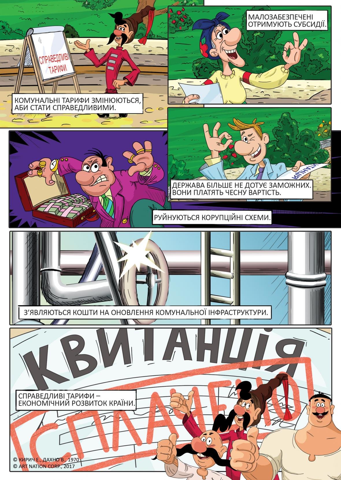 Легендарный мультфильм «Как казаки ...» интерпретировали в комиксах о тарифах, фото-1