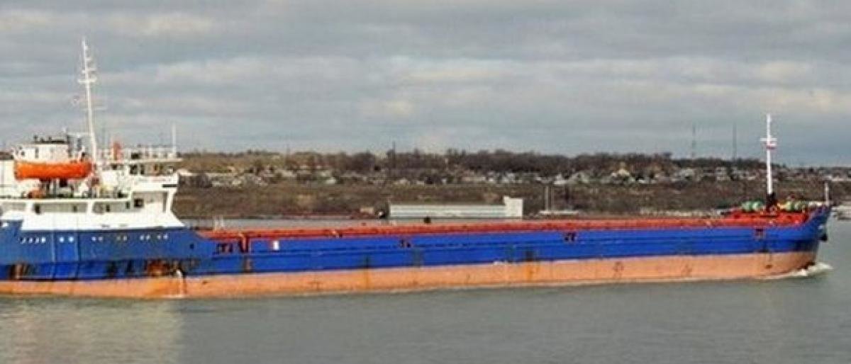 У берегов Крыма затонул сухогруз с украинцами