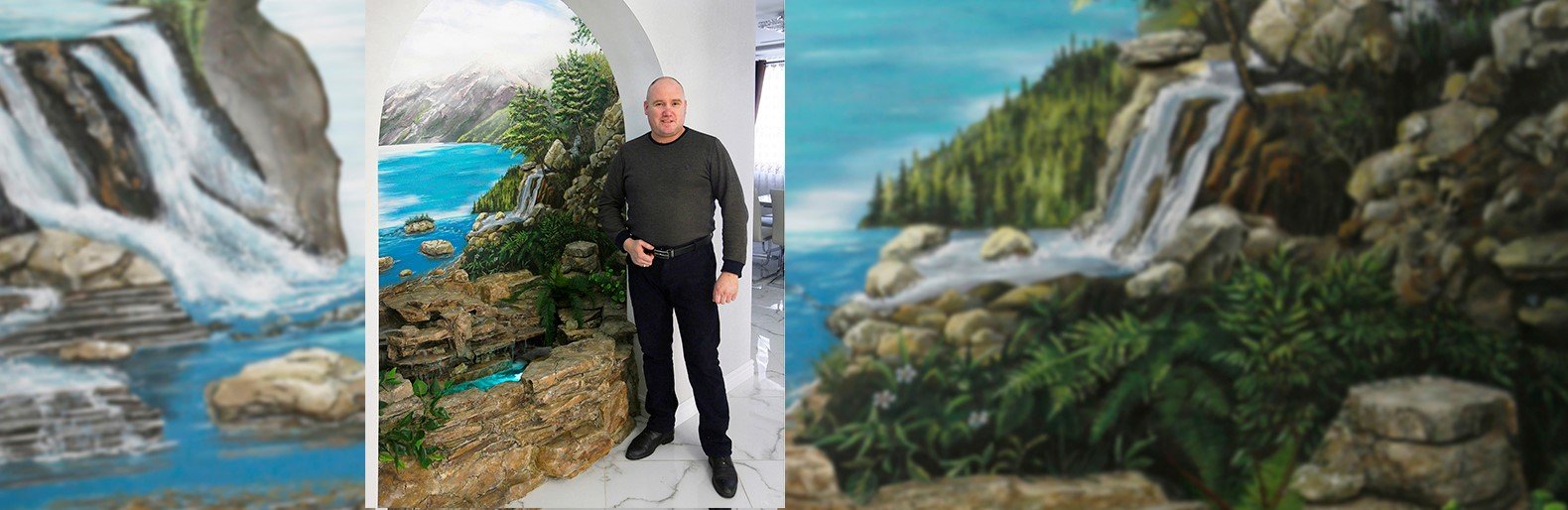 Роспись стен в интерьере - дизайн-студия Романа Москаленко