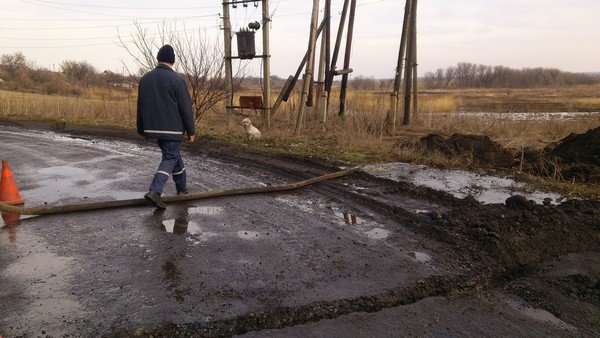 В Селидовском районе талые воды затопили частные дворы, фото-3